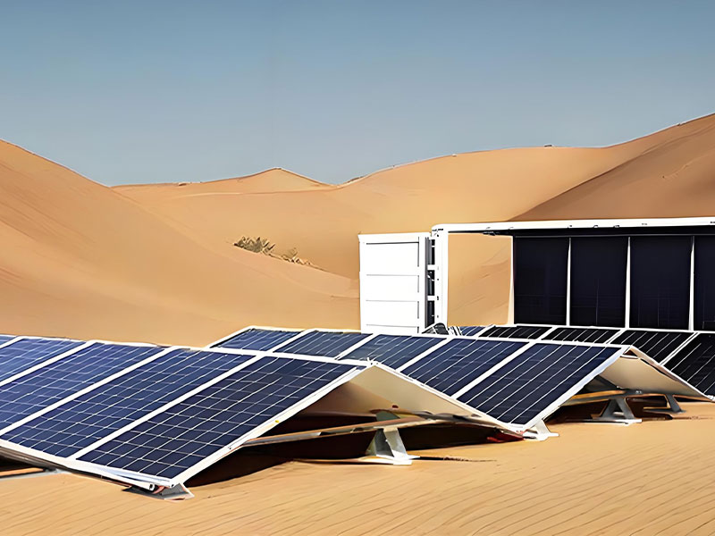 Container PV năng lượng mặt trời (Loại đường ray)