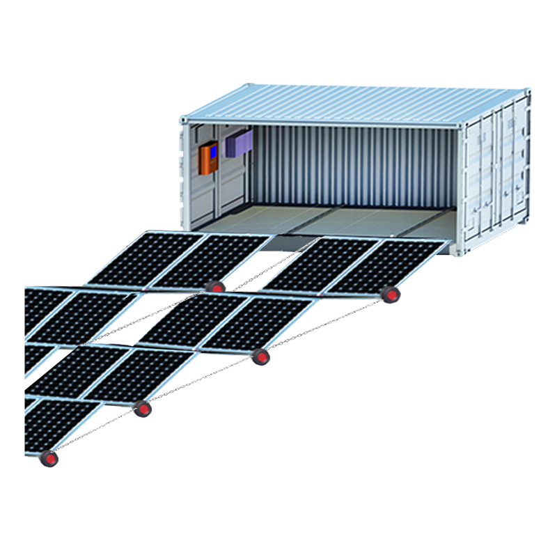 Container PV năng lượng mặt trời (Loại bánh xe)